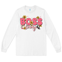 White boss lady Long Sleeve Tee - MaliasSmallBusiness