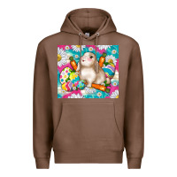 Chestnut easter day rabbit Premium Hoodie - TumblerDesignByShophia