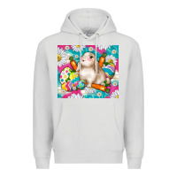 Dove Grey easter day rabbit Premium Hoodie - TumblerDesignByShophia