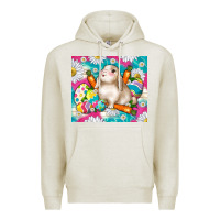 Oatmeal Heather easter day rabbit Premium Hoodie - TumblerDesignByShophia