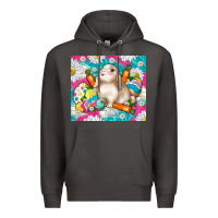 Smoke easter day rabbit Premium Hoodie - TumblerDesignByShophia