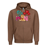Chestnut valentine's day be mine tedybear Zipper Hoodie - RanaPortraitStore