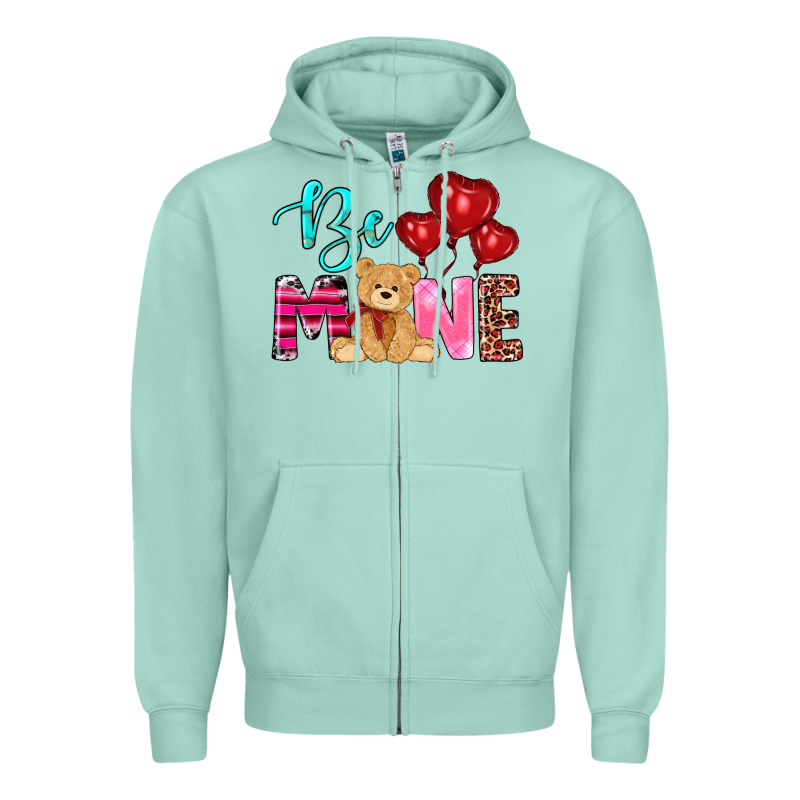 Valentine's Day Be Mine Tedybear Zipper Hoodie by RanaPortraitStore | Teevron