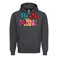 Smoke valentine's day be mine tedybear Zipper Hoodie - RanaPortraitStore