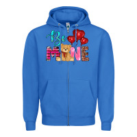 True Royal valentine's day be mine tedybear Zipper Hoodie - RanaPortraitStore