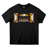 Black leopard baseball mom 16oz libbey glass Heavy Core Tee - HRA Design Shop
