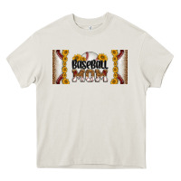 Cream leopard baseball mom 16oz libbey glass Heavy Core Tee - HRA Design Shop