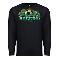 Black Wild about Soccer Premium Sweatshirt - HowdyJamesFarm