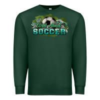 Sports Green Wild about Soccer Premium Sweatshirt - HowdyJamesFarm