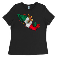 Black mexico Ladies Tee - CowhideDigitalArt