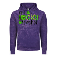 Cloud Purple st. patrick's day one lucky teacher Vintage Hoodie - RanaPortraitStore