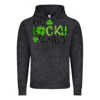 Vintage Black st. patrick's day one lucky teacher Vintage Hoodie - RanaPortraitStore