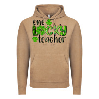Vintage Coffee st. patrick's day one lucky teacher Vintage Hoodie - RanaPortraitStore