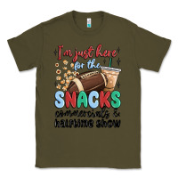 Army Green im just here for the snacks commercials and  halftime show Classic Tee - MaliasSmallBusiness