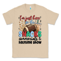Mushroom im just here for the snacks commercials and  halftime show Classic Tee - MaliasSmallBusiness
