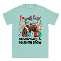 Seafoam im just here for the snacks commercials and  halftime show Classic Tee - MaliasSmallBusiness
