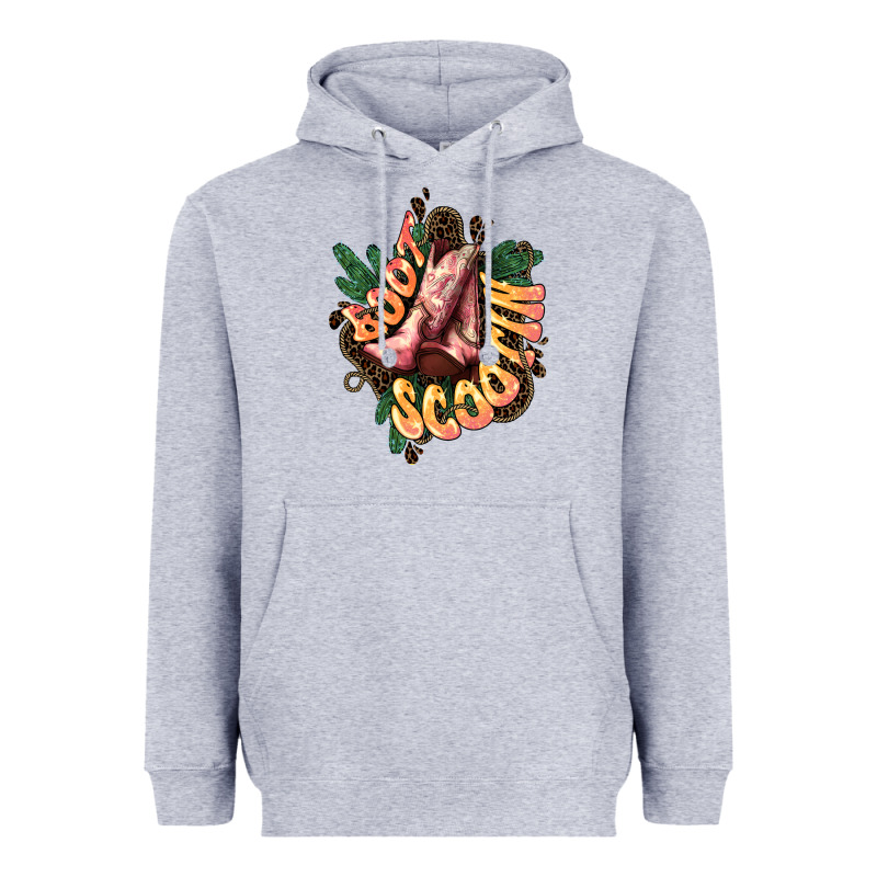 Boots Scootin Heavyweight Hoodie by HowdyJamesFarm | Teevron