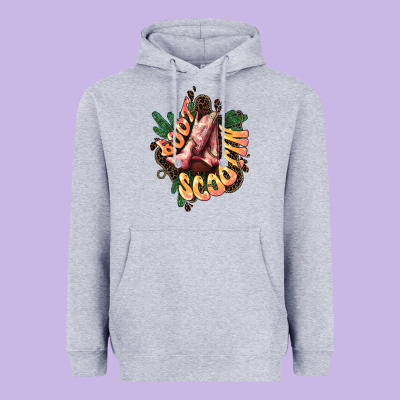 Boots Scootin Heavyweight Hoodie Designed By Howdyjamesfarm