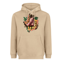 Mushroom Boots scootin Heavyweight Hoodie - HowdyJamesFarm