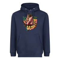 Navy Boots scootin Heavyweight Hoodie - HowdyJamesFarm