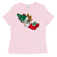 Bubblegum Pink mexico Ladies Tee - CowhideDigitalArt
