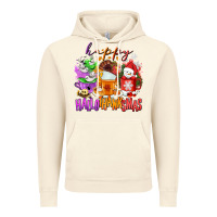 Vintage Artic Happy Hallothanksmas coffee cups Vintage Hoodie - NancyCooperArtShop