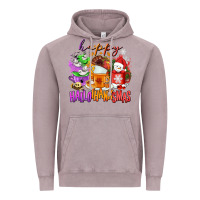 Happy Hallothanksmas Coffee Cups Vintage Hoodie | Teevron