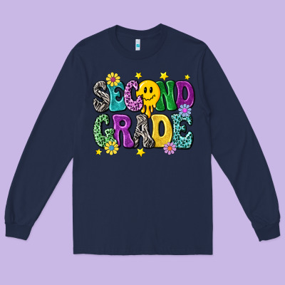 Second Grade Long Sleeve Tee Designed By Nancycooperartshop