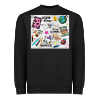 Black teacher always learning Heavyweight Sweatshirt - NancyCooperArtShop