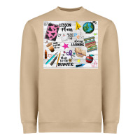 Mushroom teacher always learning Heavyweight Sweatshirt - NancyCooperArtShop