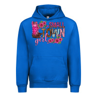Cobalt small town girl with flowers bbs Urban Hoodie - BundleAndBundleShop