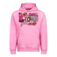 Fuchsia Pink small town girl with flowers bbs Urban Hoodie - BundleAndBundleShop