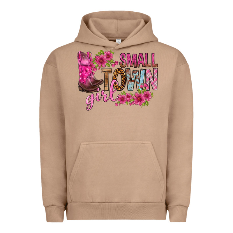 Small Town Girl With Flowers Bbs Urban Hoodie by BundleAndBundleShop | Teevron