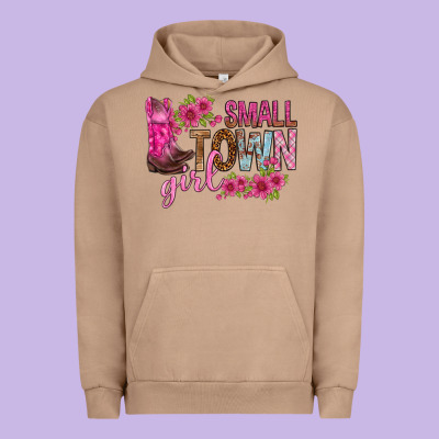Small Town Girl With Flowers Bbs Urban Hoodie Designed By Bundleandbundleshop