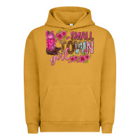 Pigment Peanut Butter small town girl with flowers bbs Urban Hoodie - BundleAndBundleShop