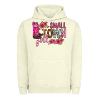 Pigment Pistachio small town girl with flowers bbs Urban Hoodie - BundleAndBundleShop