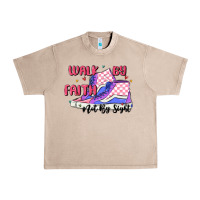 French Oak walk by faith Urban Heavy Tee - MaliasSmallBusiness