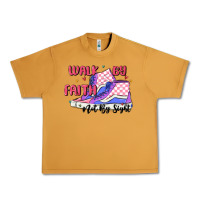 Peanut Butter walk by faith Urban Heavy Tee - MaliasSmallBusiness