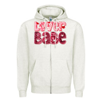 Oatmeal Heather lover babe Zipper Hoodie - RanaPortraitStore