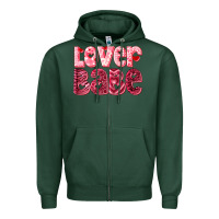 Sports Green lover babe Zipper Hoodie - RanaPortraitStore
