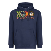 Navy Xoxo the original love letters Easter Day Heavyweight Hoodie - HowdyJamesFarm