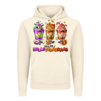Vintage Artic Happy Hallothanksmas coffee cups Vintage Hoodie - NancyCooperArtShop