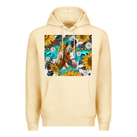 Pina Colada cowhide aztec horse Premium Hoodie - TumblerDesignByShophia