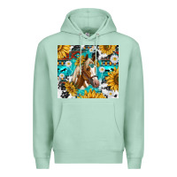 Seafoam cowhide aztec horse Premium Hoodie - TumblerDesignByShophia