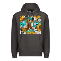 Smoke cowhide aztec horse Premium Hoodie - TumblerDesignByShophia