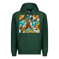 Sports Green cowhide aztec horse Premium Hoodie - TumblerDesignByShophia