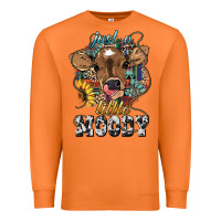 Carrot Just a little moody baby cow Premium Sweatshirt - HowdyJamesFarm
