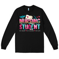 Black nursing student no sleep no money no life Long Sleeve Tee - MaliasSmallBusiness