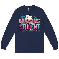 Navy nursing student no sleep no money no life Long Sleeve Tee - MaliasSmallBusiness