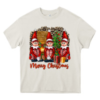 Cream Merry christmas elfs Heavy Core Tee - FaDigitalArtStudio